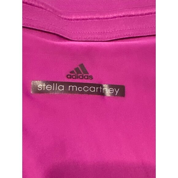 Adidas "Stella McCartney" Women's Shiny Legging 3/4 Pants Sport Capri Fusia Smal - Picture 7 of 16